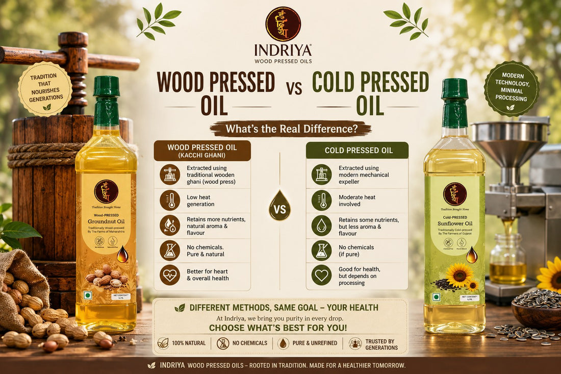 Wood-Pressed vs Cold-Pressed Oil: What's the Real Difference?